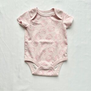 Hello Kitty by Sanrio Printed Onesie Y2K Kidcore Nostalgia 🩷 Size 0-3 Months